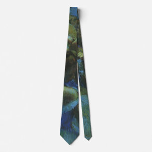 Blue Dancers by Edgar Degas, Vintage Impressionism Tie