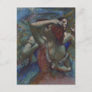 Blue Dancers Edgar Degas Postcard