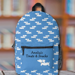 Blue Dancing Dachshunds Bag for Wiener Dog Moms