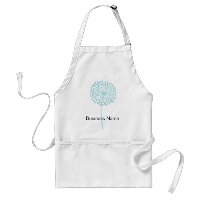 Blue Dandelion Customisable Apron (Front)