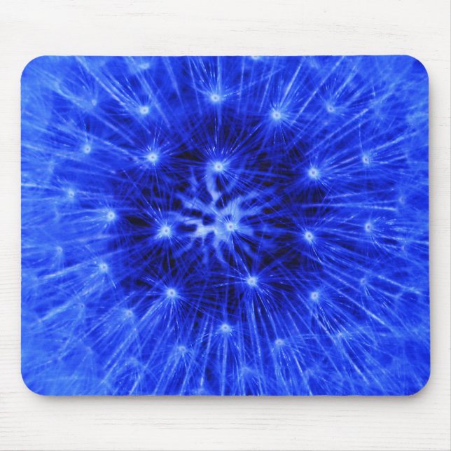 Blue Dandelion Mousepad (Front)