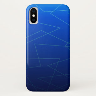 Blue dark ombre iPhone x case