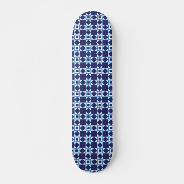 blue dark stars texture fashion cool night boy sky skateboard (Front)