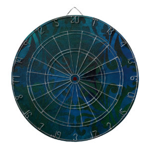 blue dartboard