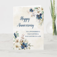 Blue Daughter & Daughter inLaw Wedding Anniversary