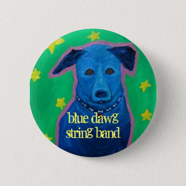 blue dawg string band button (Front)