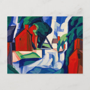 Blue Day, 1930 by Oscar Bluemner Postcard