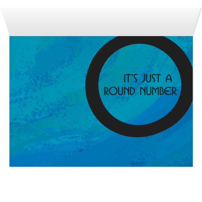 Blue Decade Birthdday (Inside Horizontal (Bottom))