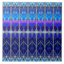 Blue Decorative Ceramic Tile