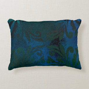 blue decorative cushion