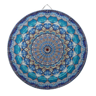 Blue Decorative Dartboard