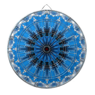 Blue Decorative Dartboard