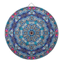 Blue Decorative Dartboard