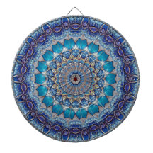 Blue Decorative Dartboard