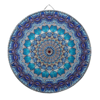Blue Decorative Dartboard