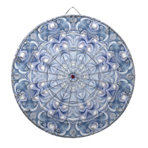 Blue Decorative Dartboard