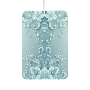 Blue Decorative Floral Air Freshener