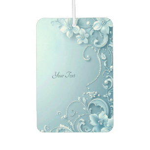 Blue Decorative Floral Air Freshener