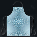 Blue Decorative Floral Apron<br><div class="desc">Beautiful Blue Decorative Floral Apron</div>