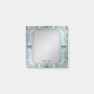 Blue Decorative Frame Notes