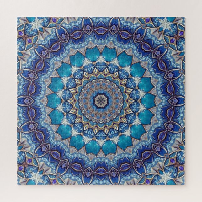 Blue Decorative Jigsaw Puzzle (Vertical)