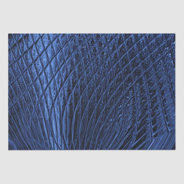 Blue Decorative Tissue Paper (Front)
