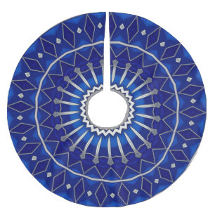 Blue Decorative Tree Skirt