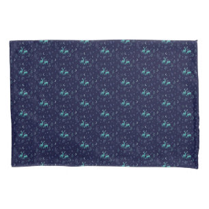 Blue Deer Pillowcase