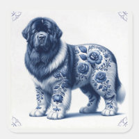 Blue Delft Landseer Newfoundland