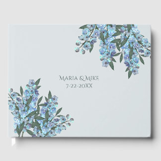 Blue Delphinium Guest Book