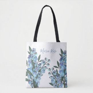 Blue Delphinium Tote Bag
