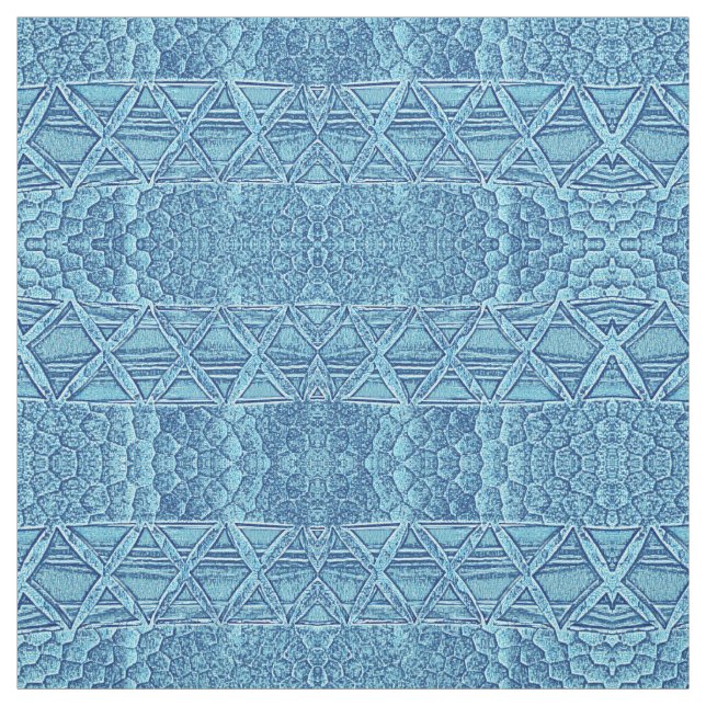 Blue Denim Crisscross Fabric (Swatch)
