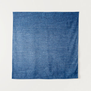 Blue denim jeans tapestry