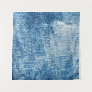 Blue denim jeans texture tapestry