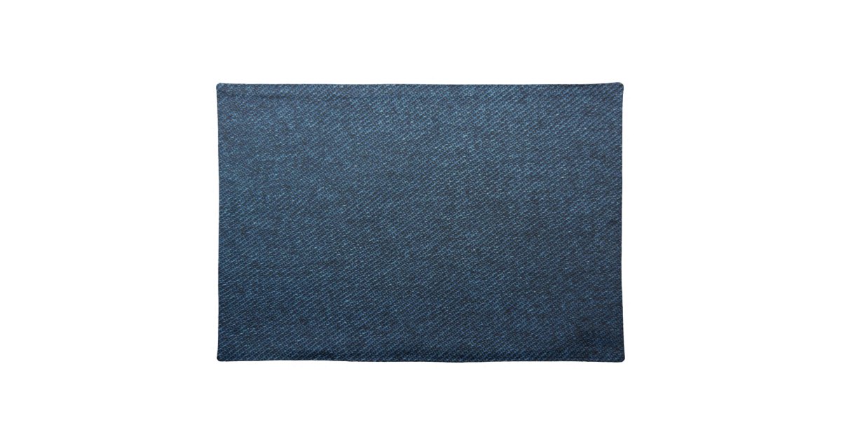 Blue Denim Placemat Zazzle