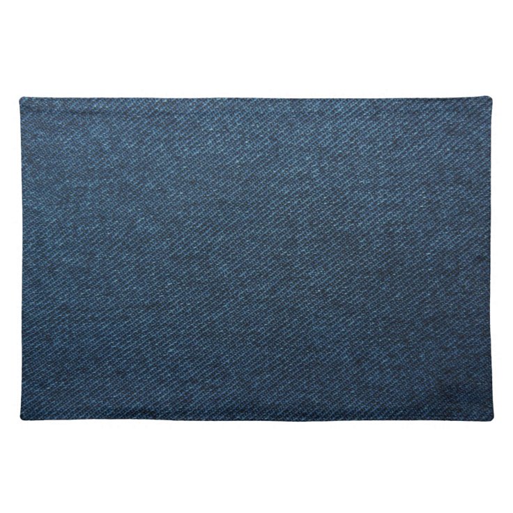 Blue Denim Placemat Zazzle