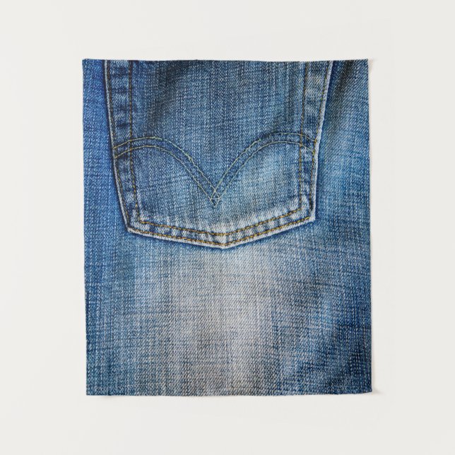 Blue denim tapestry (Front)