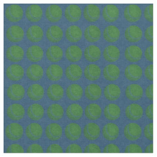 Blue Denim Tennis Ball Pattern, Fabric