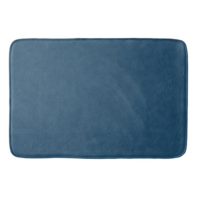 Blue Denim Texture,   Bath Mat (Front)