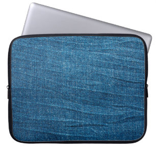 Blue denim texture, Bluejeans texture Laptop Sleeve