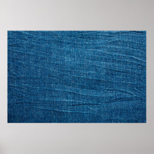 Blue denim texture, Bluejeans texture Poster