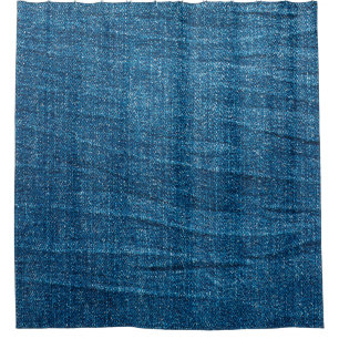Blue denim texture, Bluejeans texture Shower Curtain