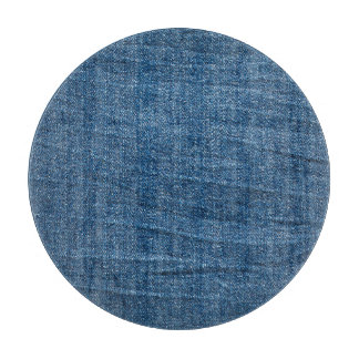 Blue Denim Texture: Classic Jeans. Cutting Board