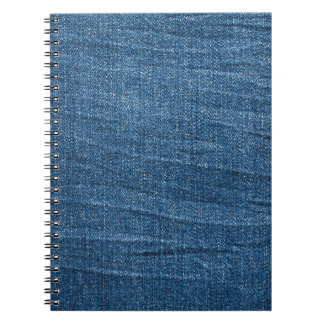 Blue Denim Texture: Classic Jeans. Notebook