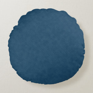 Blue Denim Texture, Round Cushion