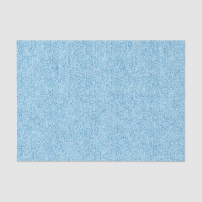 Blue Denim Texture Tissue Paper (Front)