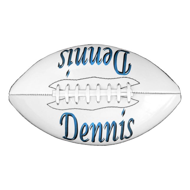 Blue Dennis Name, Football American Football (Front)