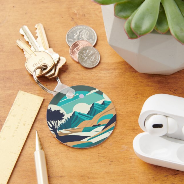 Blue Desert Key Ring (Desk)