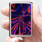 Blue design of squares aligned on crooked object