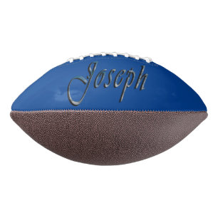 Blue Designed Joseph Name, Football American Football